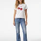 Polera Guinda Mujer Blanco - Miniatura 4