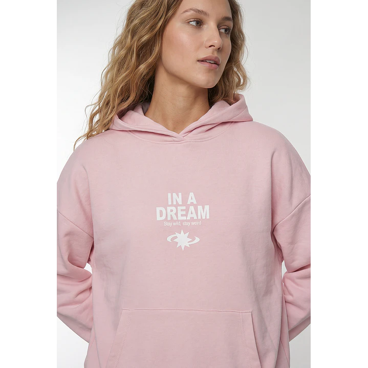 Polerón Letras Mujer Rosado 2