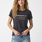 Polera Estampado Mujer Gris - Miniatura 1