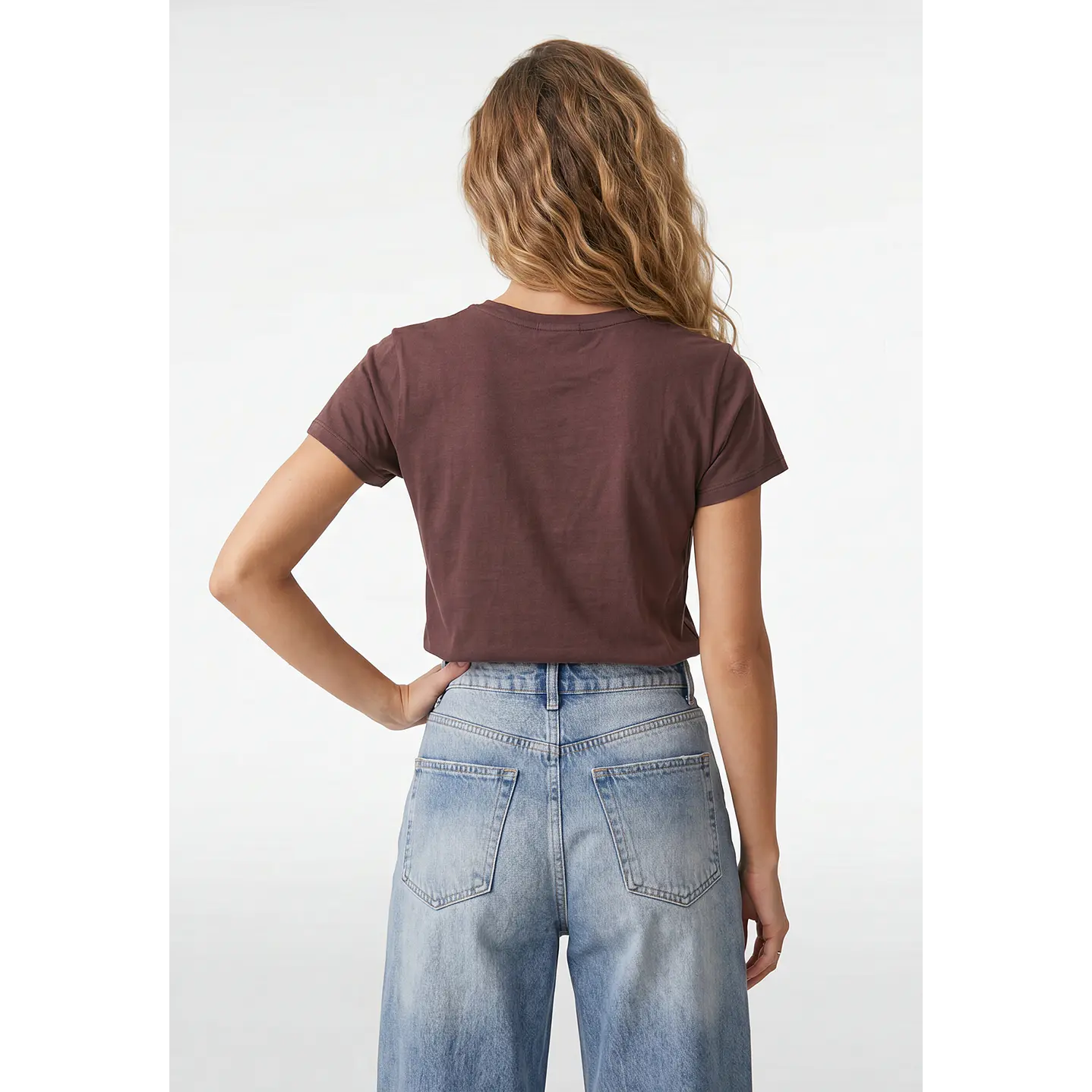 Polera Strass Heaven Mujer Café 3