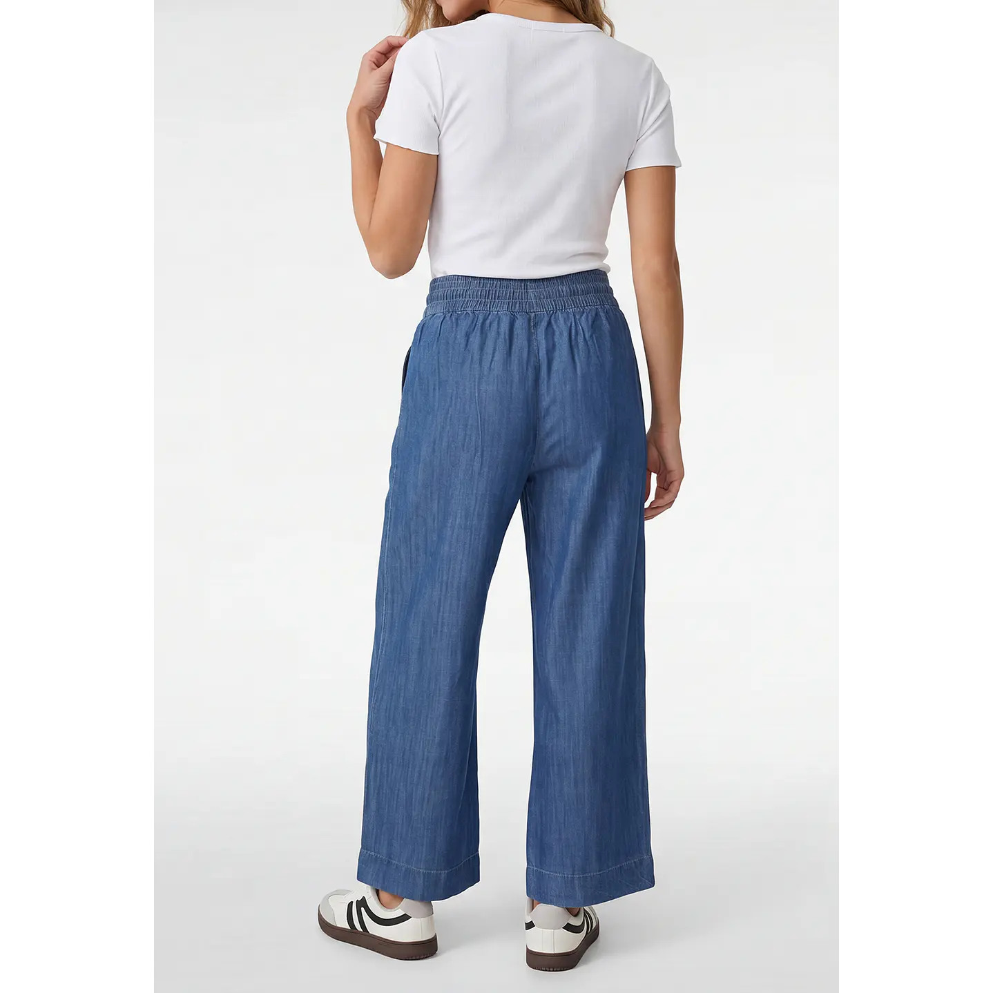 Jeans Tencel Elasticado Mujer Azul 2