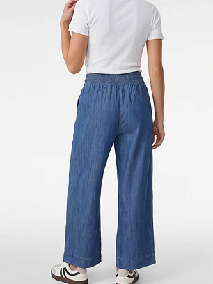 Jeans Tencel Elasticado Mujer Azul