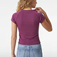 Polera Abertura Costado Mujer Violeta - Miniatura 3