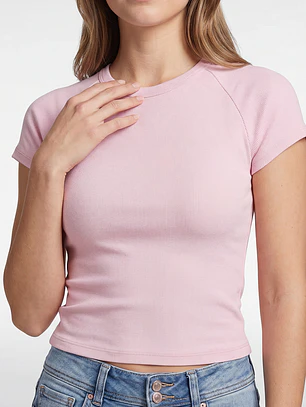 Polera Abertura Costado Mujer Rosado