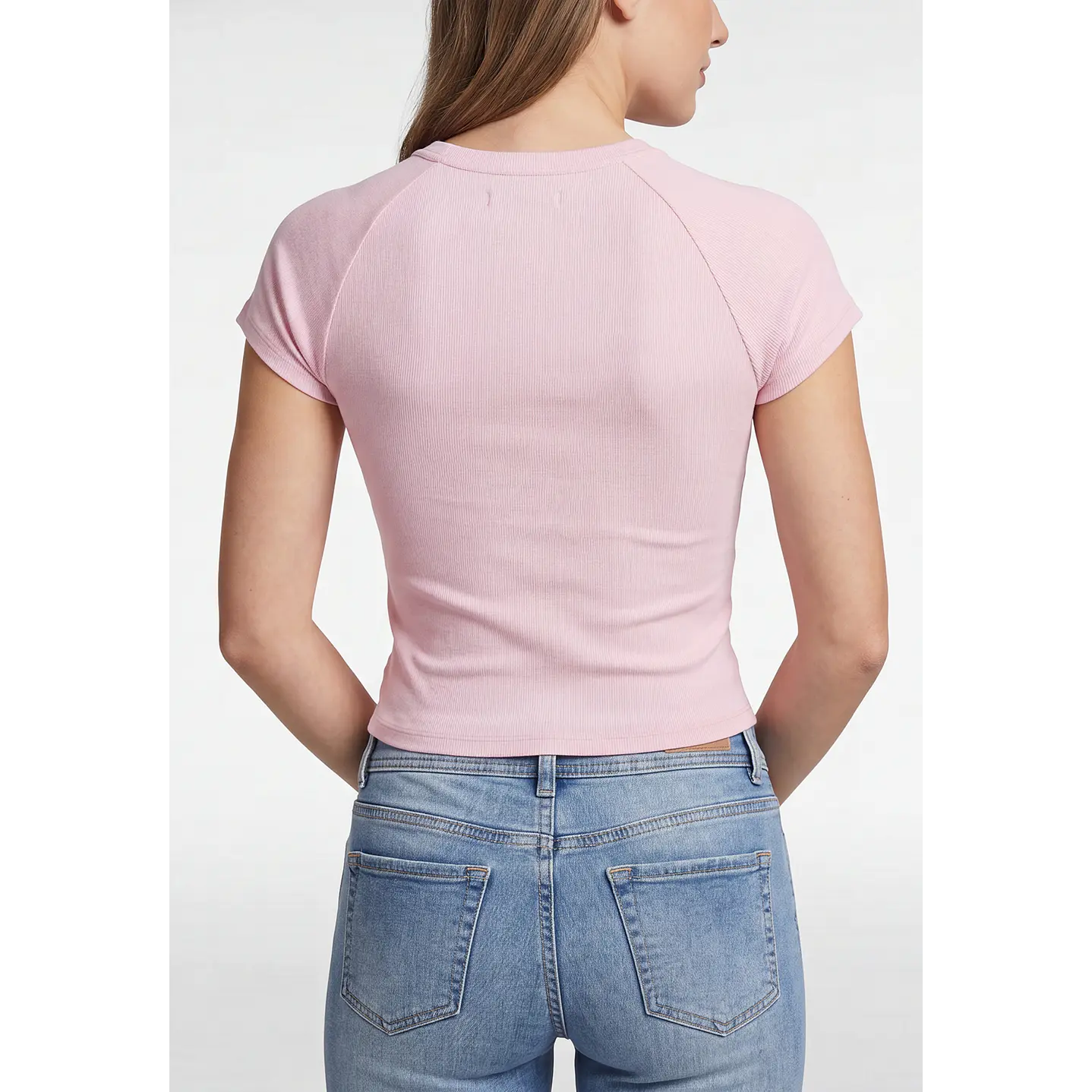 Polera Abertura Costado Mujer Rosado 3