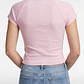 Polera Abertura Costado Mujer Rosado - Miniatura 3