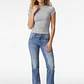 Polera Abertura Costado Mujer Gris - Miniatura 4