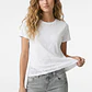 Polera Encaje Mujer Crudo - Miniatura 1