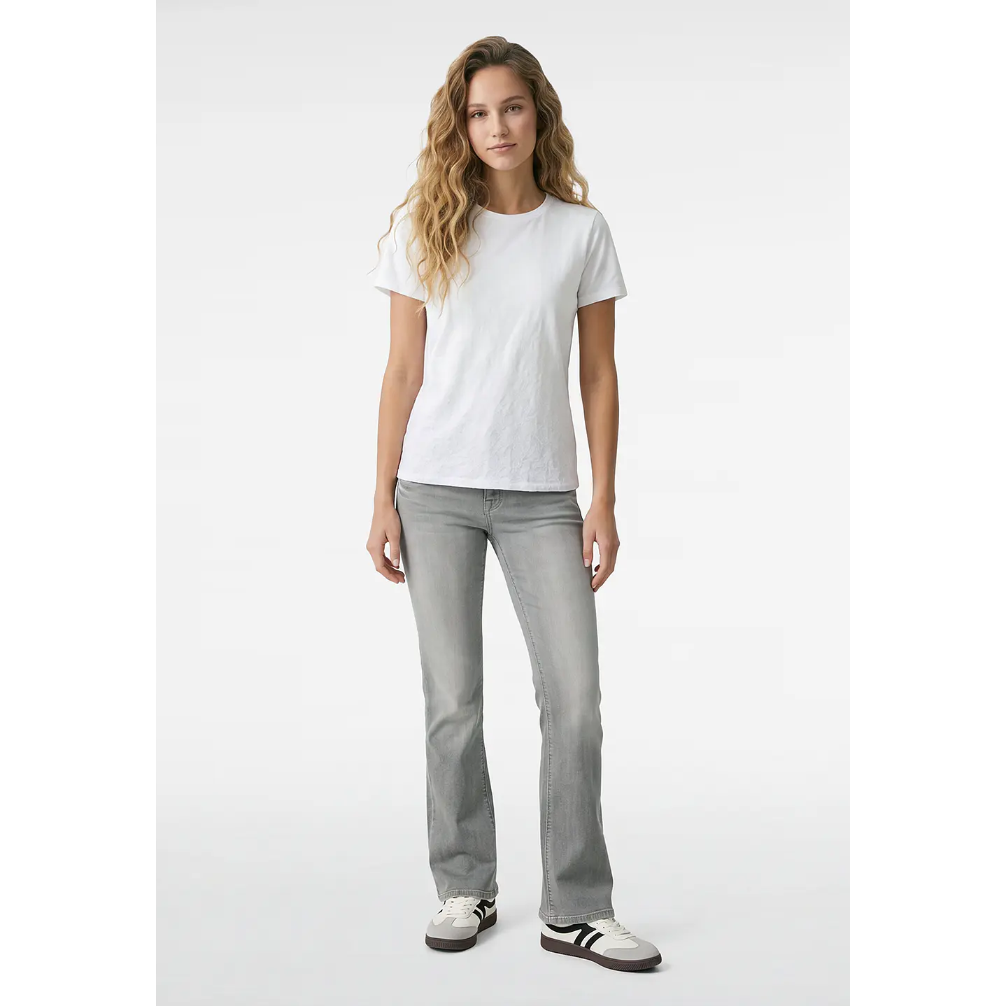 Polera Encaje Mujer Crudo 4
