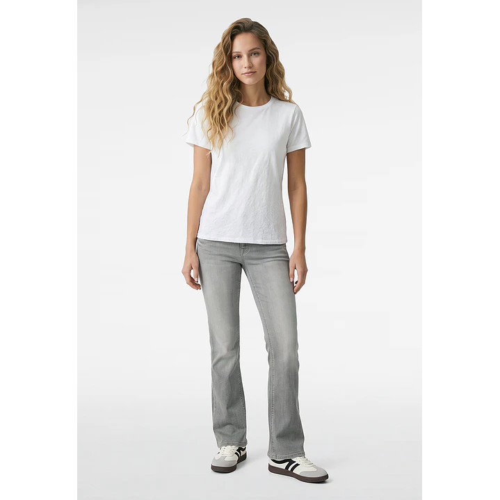 Polera Encaje Mujer Crudo 4