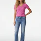 Polera Botones Mujer Fucsia - Miniatura 4