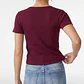 Polera Botones Mujer Burdeo - Miniatura 3