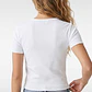 Polera Botones Mujer Blanco - Miniatura 3