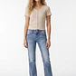 Polera Botones Mujer Beige - Miniatura 4