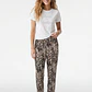 Pantalón Bamboo Mujer Beige - Miniatura 3