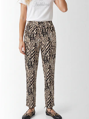Pantalón Bamboo Mujer Beige