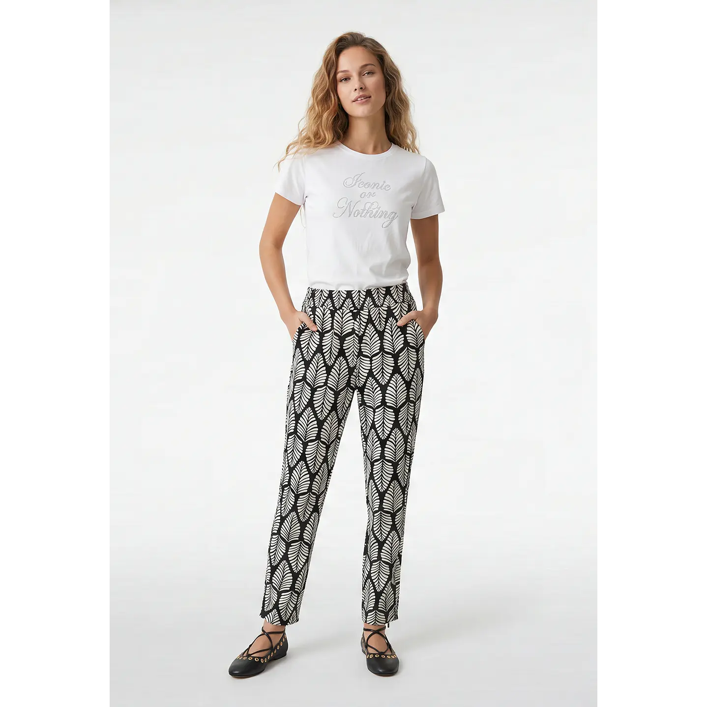 Pantalón Bamboo Mujer Negro 4