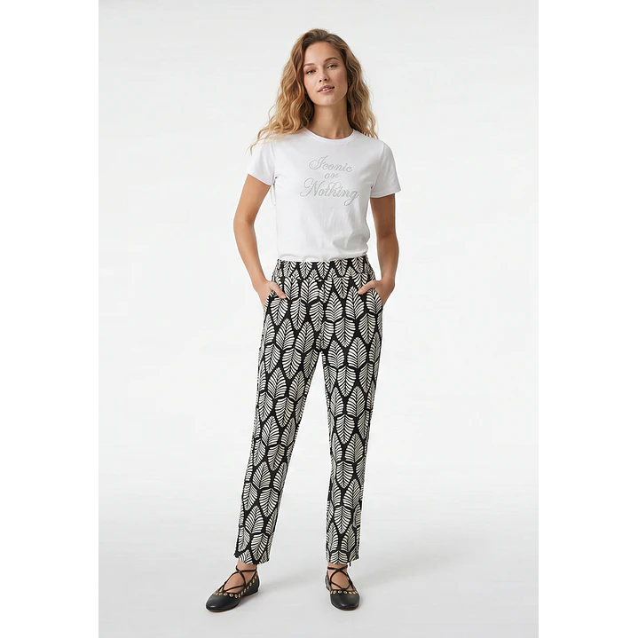 Pantalón Bamboo Mujer Negro 4