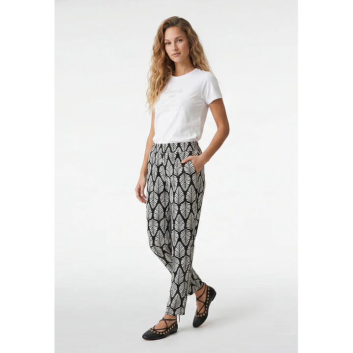 Pantalón Bamboo Mujer Negro 2