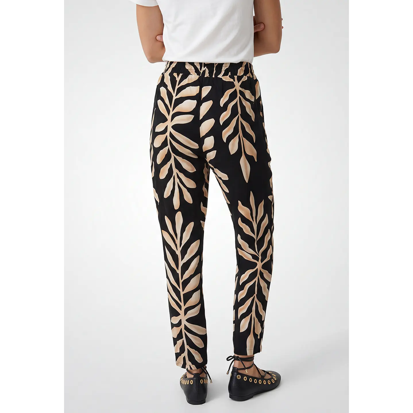Pantalón Bamboo Mujer Negro 2