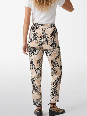 Pantalón Bamboo Mujer Crudo
