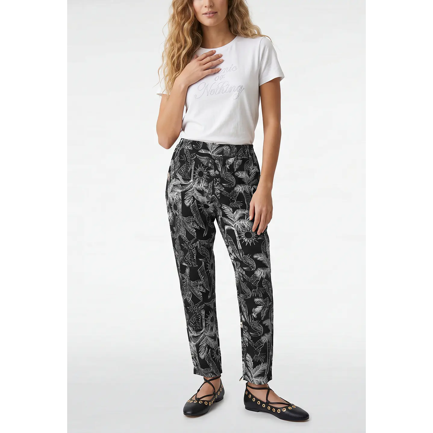 Pantalón Bamboo Mujer Negro 3