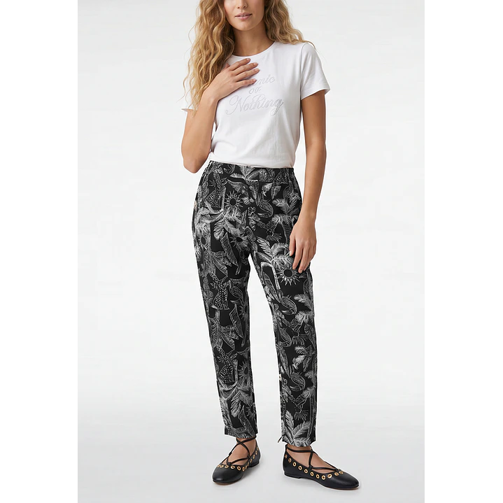 Pantalón Bamboo Mujer Negro 3