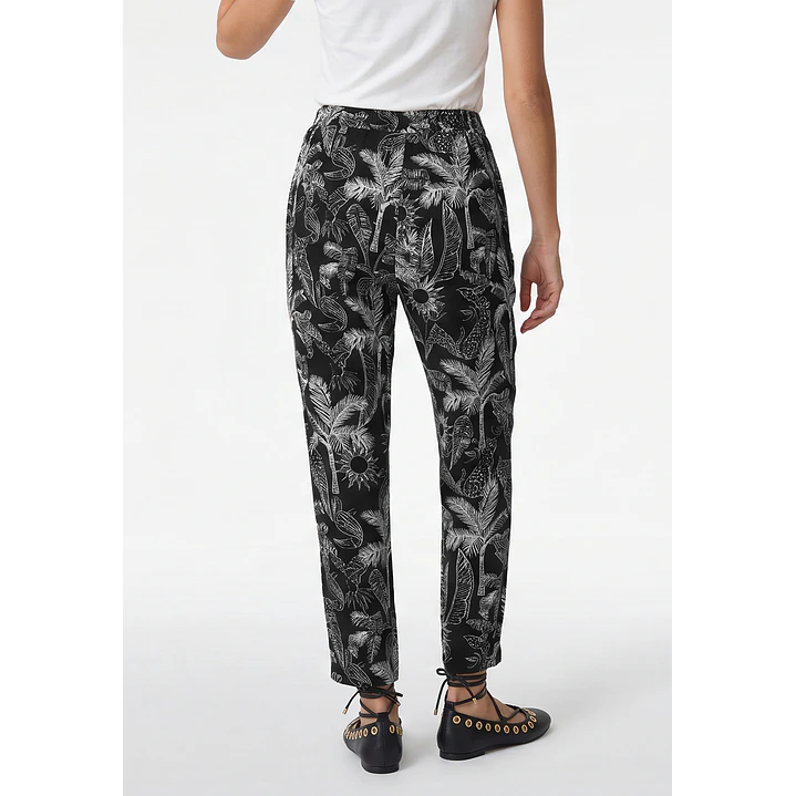 Pantalón Bamboo Mujer Negro 2