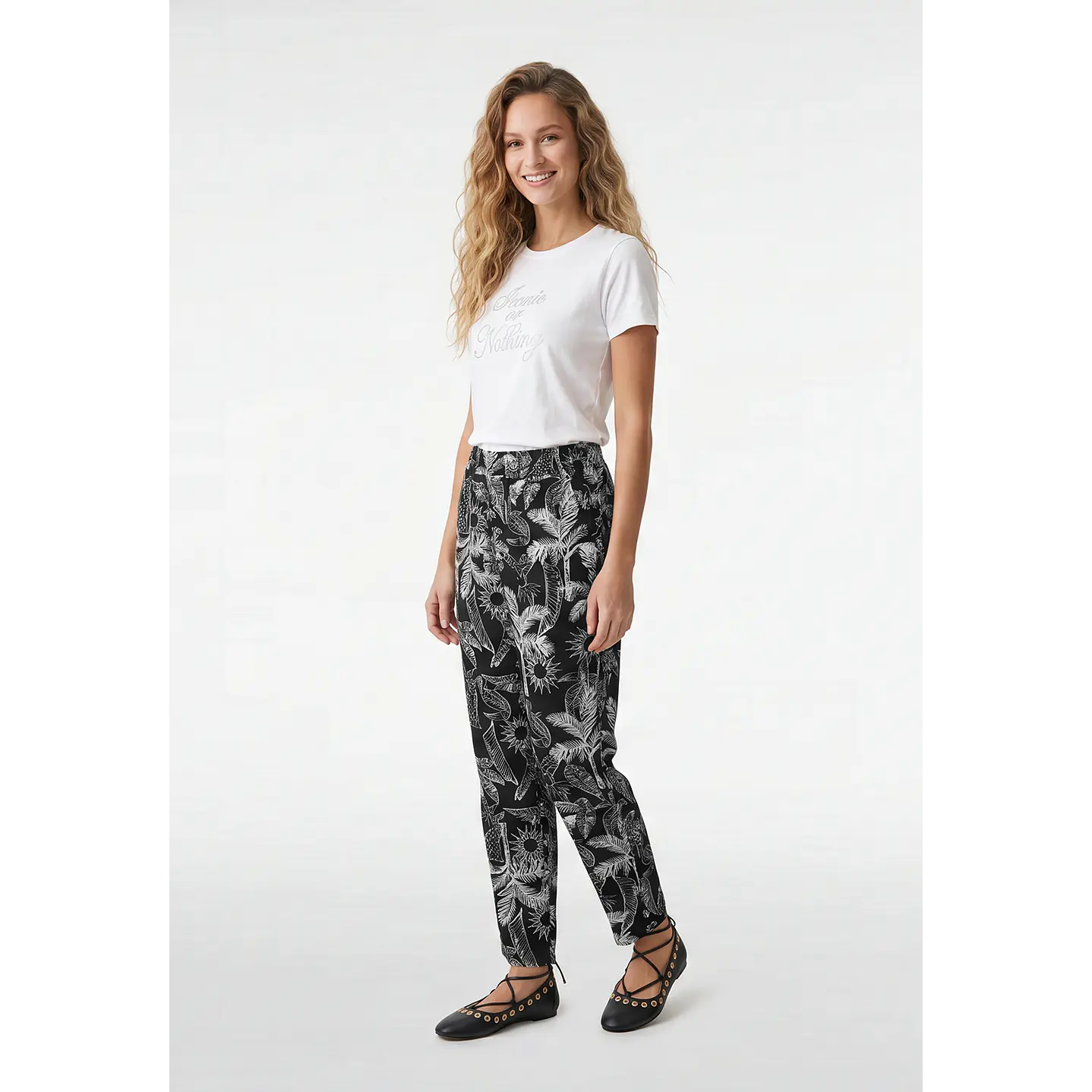 Pantalón Bamboo Mujer Negro 4
