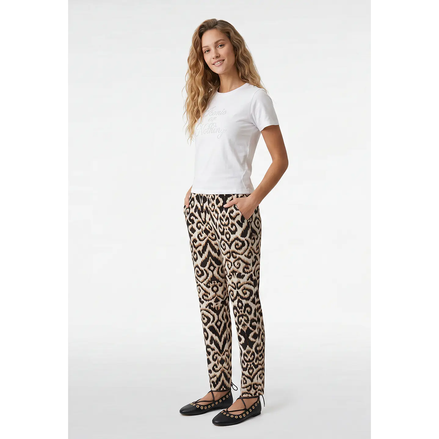 Pantalón Bamboo Mujer Crudo 3