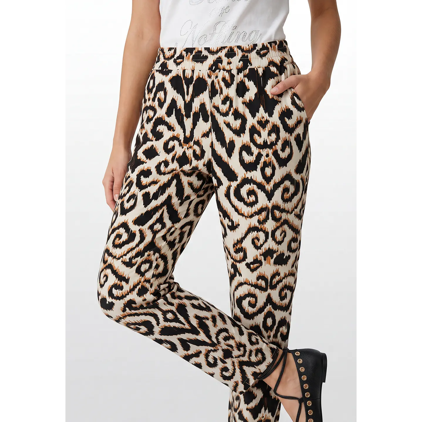 Pantalón Bamboo Mujer Crudo 1