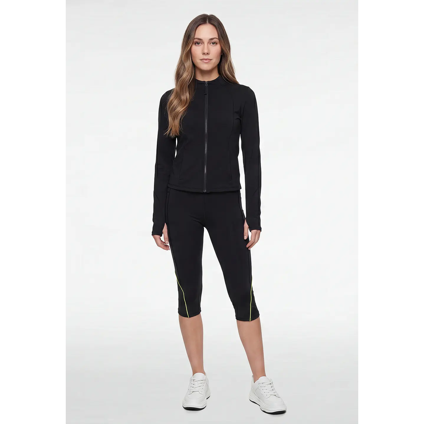 Calza Capri Mujer Negro 4