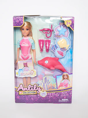 Muñeca Princesa Anlily Summer Diving 