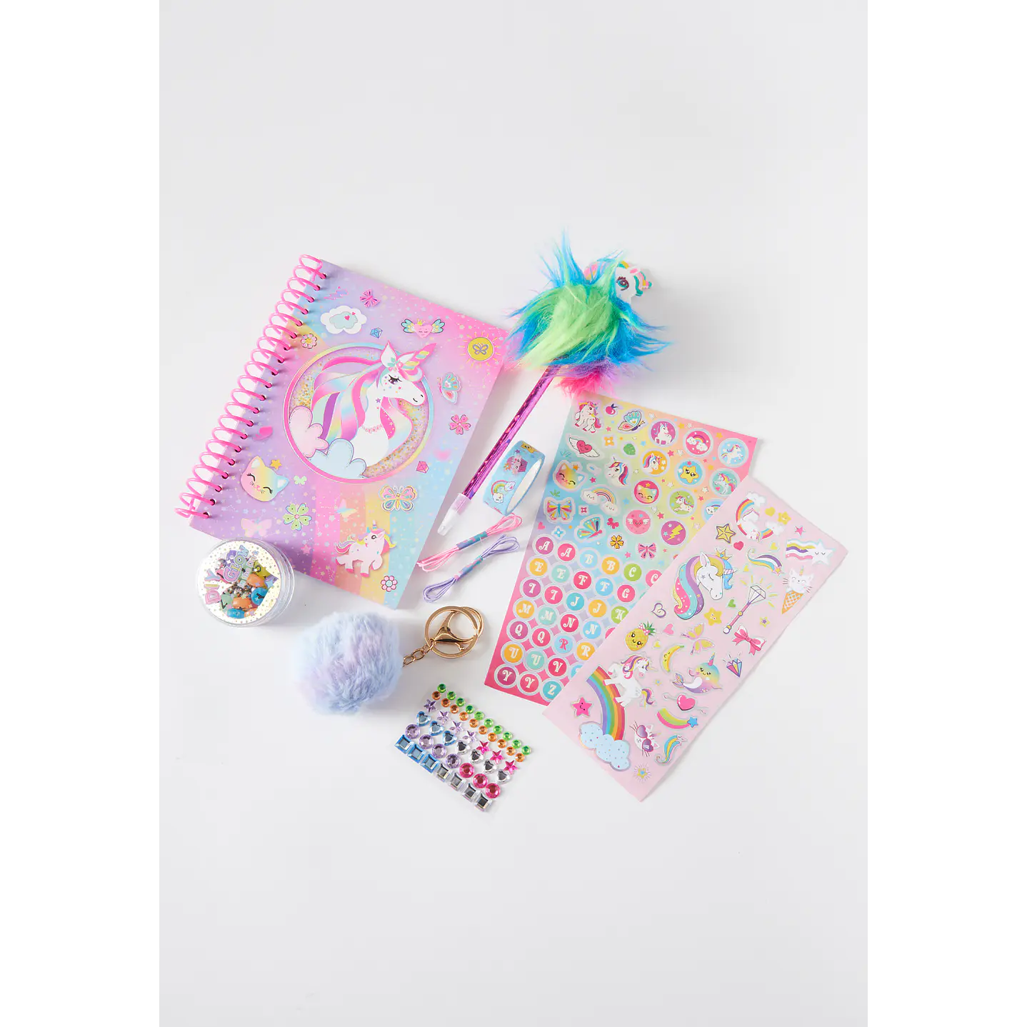 Set de Diario Glow Unicornio Familyshop 1