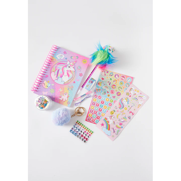 Set de Diario Glow Unicornio Familyshop 1