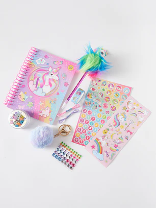 Set de Diario Glow Unicornio 