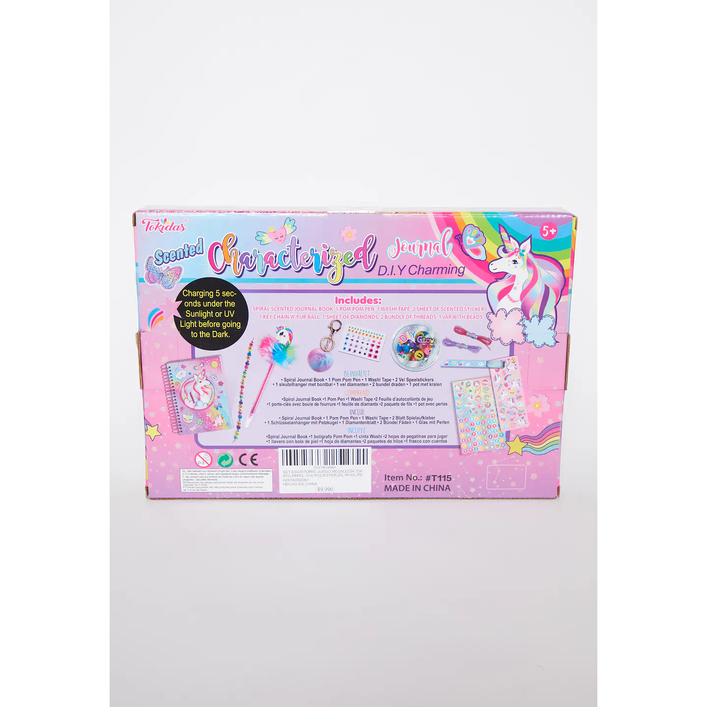 Set de Diario Glow Unicornio Familyshop 3