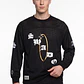 Polera Deportiva Hombre Manga Larga Negro - Miniatura 1