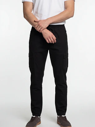 Pantalón Cargo Hombre Negro