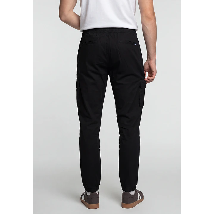 Pantalón Cargo Hombre Negro 3