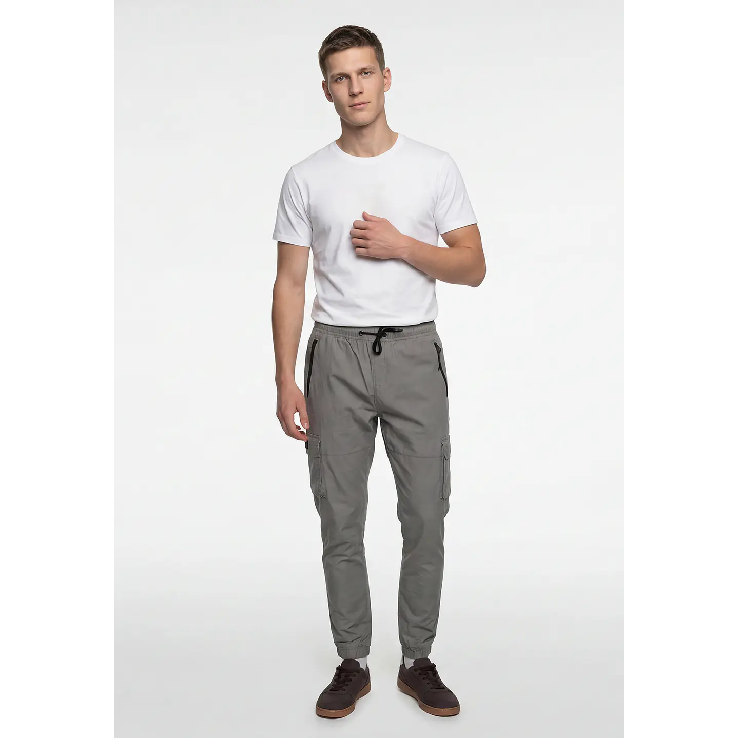 Pantalón Cargo Hombre Arena 1