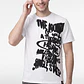 Polera Letras Hombre Blanco - Miniatura 1