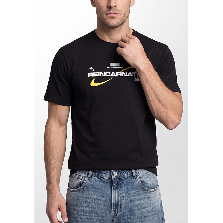 Polera Future Relaxed Hombre Negro 4