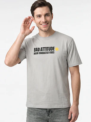 Polera Future Relaxed Hombre Gris