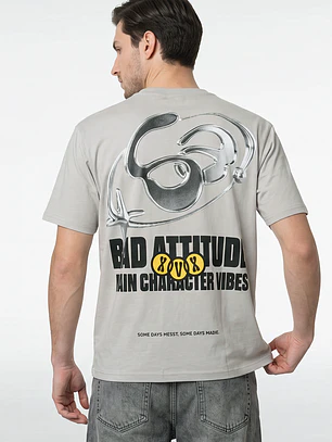 Polera Future Relaxed Hombre Gris