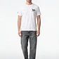 Polera Dragones Relaxed Hombre Blanco - Miniatura 3