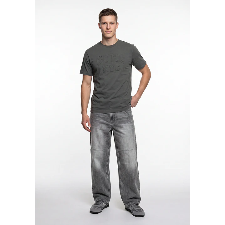 Polera Casual Hombre Verde 3