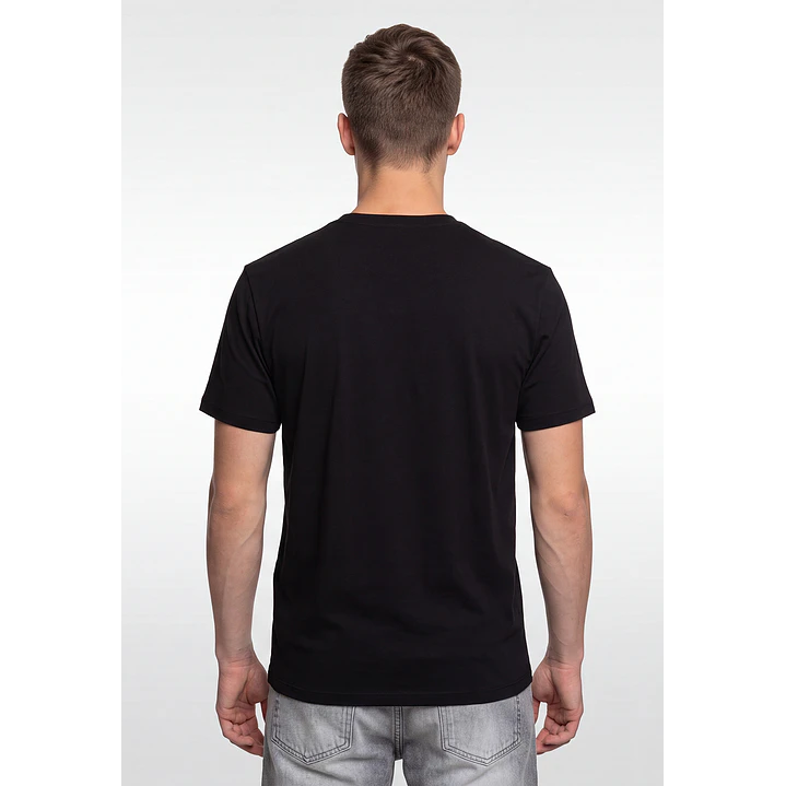 Polera Casual Hombre Negro 3