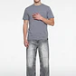 Polera Casual Hombre Gris - Miniatura 3