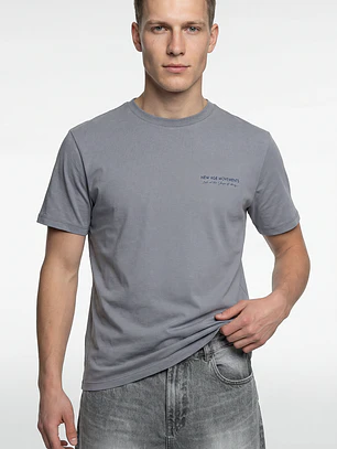 Polera Casual Hombre Gris